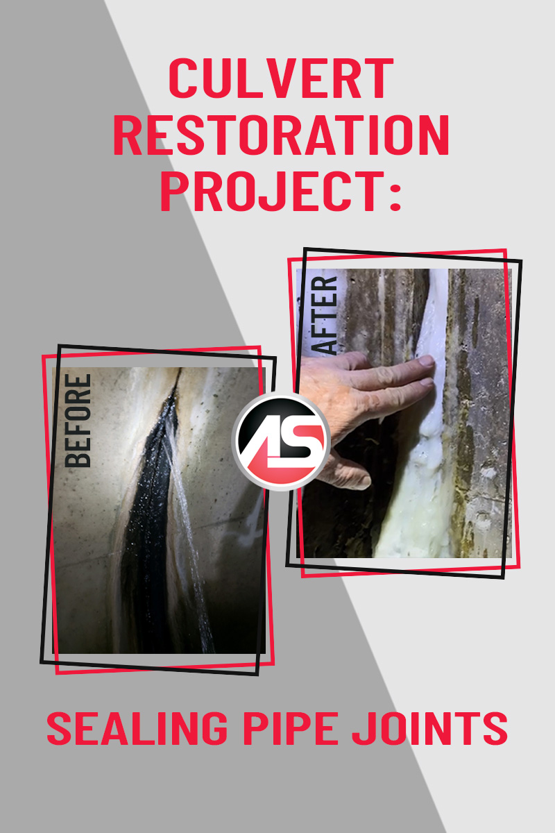 Case Study Culvert Restoration Project Sealing Pipe Joints